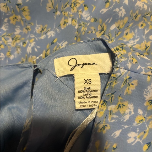 Jepra blue dress with bow. size xs - Picture 2 of 4